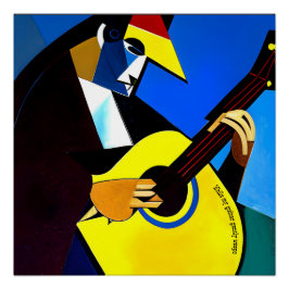 Póster Mientras mi guitarra llora suavemente al guitarris