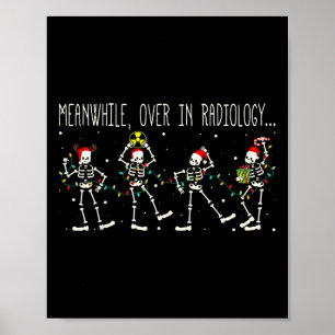 Póster Mientras Tanto En La Radiología Los Navidades Lumi