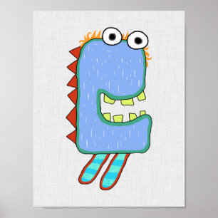 Póster Miggy Monster Poster