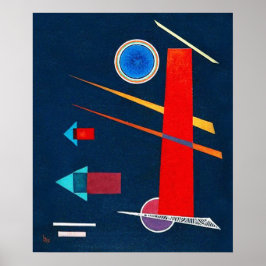Póster Mighty Red - Kandinsky