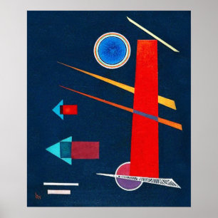 Póster Mighty Red - Kandinsky