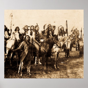 Póster Mighty Sioux - Esterovisión Vintage