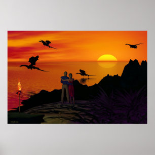 Póster Migración de dragones