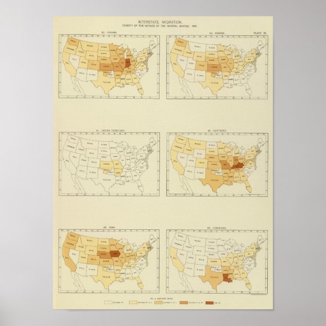 Póster Migración interestatal 1890 INLA (Frente)