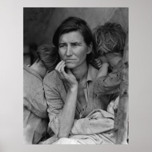 Póster Migrant Mother