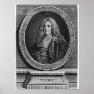 Póster Miguel Etienne Turgot