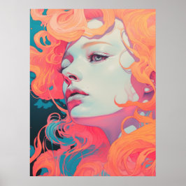 Póster Mijo azulado