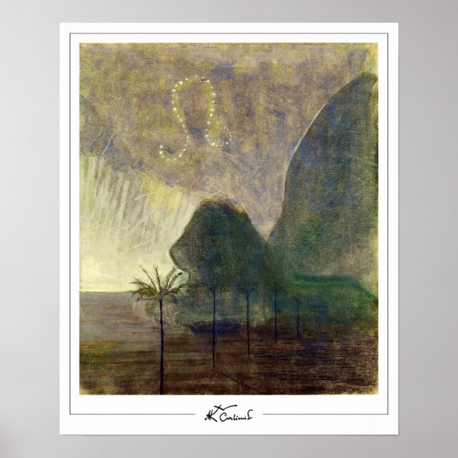 Póster Mikalojus Konstantinas Ciurlionis Zedign Art Post. (Frente)