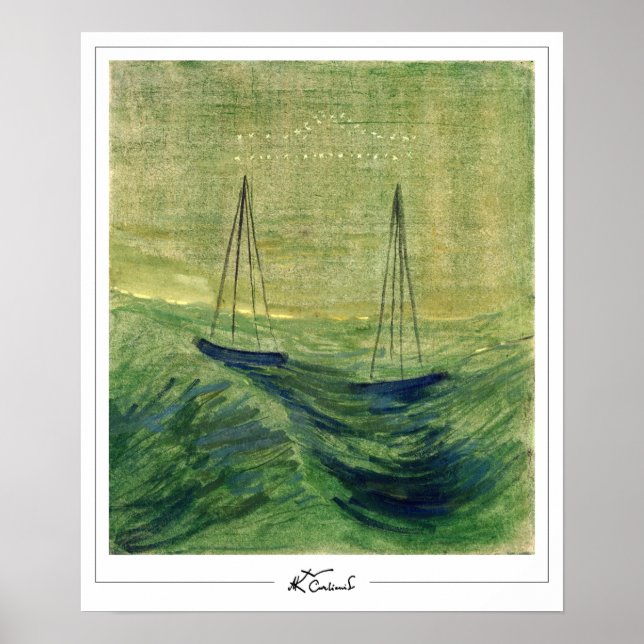 Póster Mikalojus Konstantinas Ciurlionis Zedign Art Post. (Frente)