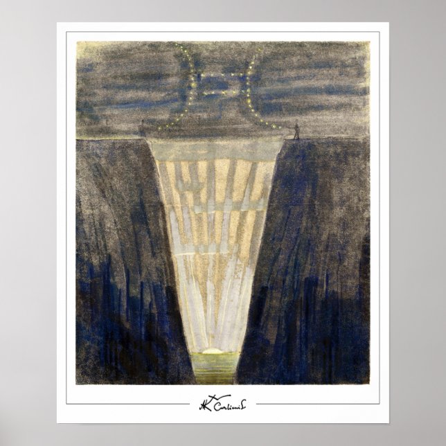Póster Mikalojus Konstantinas Ciurlionis Zedign Art Post. (Frente)