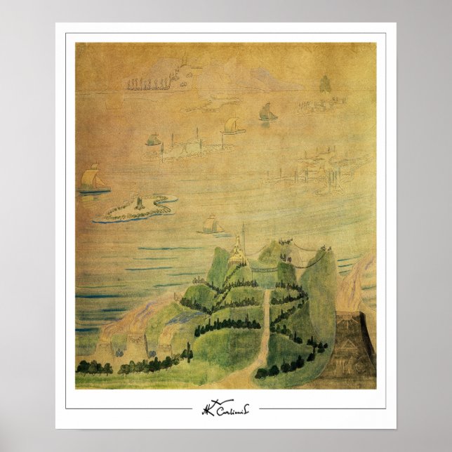 Póster Mikalojus Konstantinas Ciurlionis Zedign Art Post. (Frente)