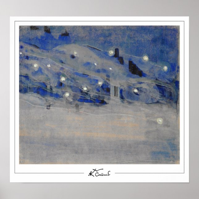 Póster Mikalojus Konstantinas Ciurlionis Zedign Art Post. (Frente)