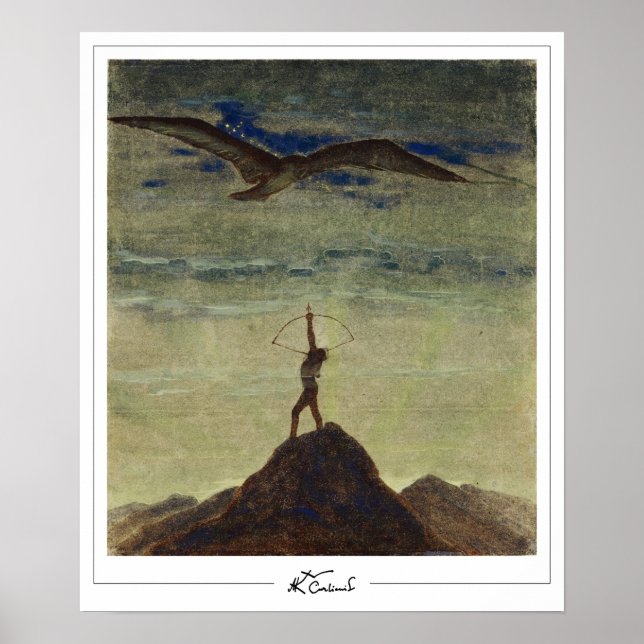 Póster Mikalojus Konstantinas Ciurlionis Zedign Art Post. (Frente)