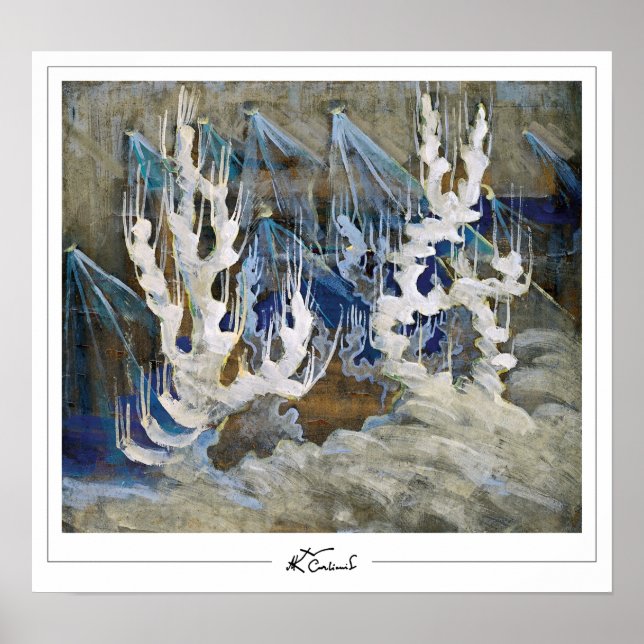 Póster Mikalojus Konstantinas Ciurlionis Zedign Art Post. (Frente)