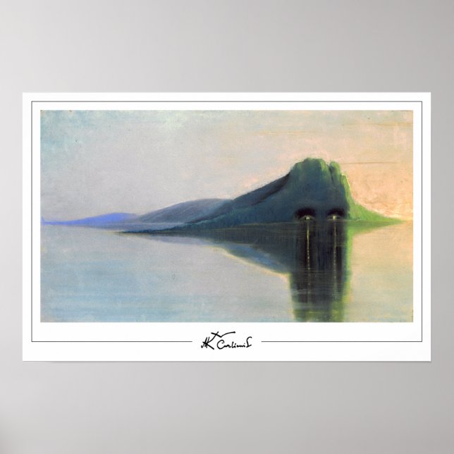 Póster Mikalojus Konstantinas Ciurlionis Zedign Art Post. (Frente)