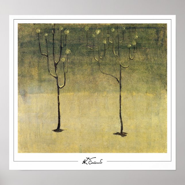 Póster Mikalojus Konstantinas Ciurlionis Zedign Art Post. (Frente)