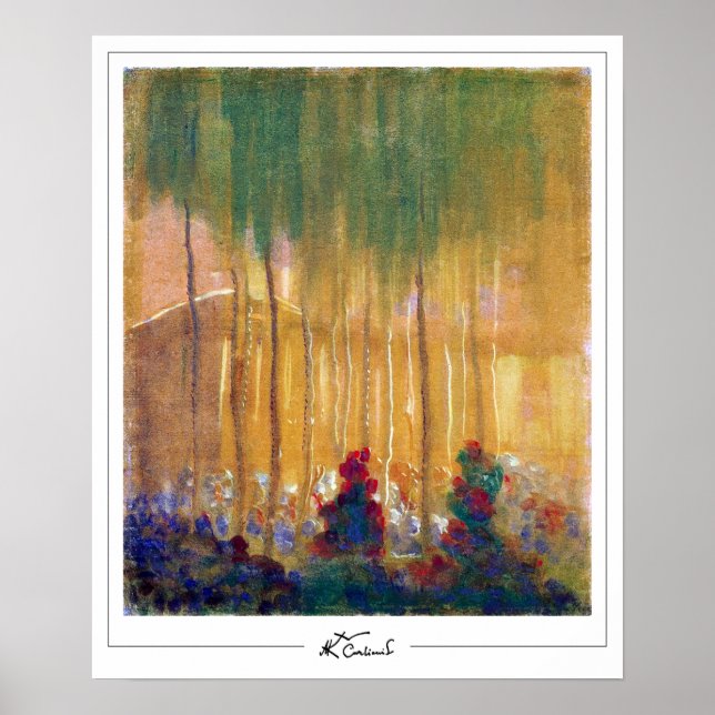 Póster Mikalojus Konstantinas Ciurlionis Zedign Art Post. (Frente)