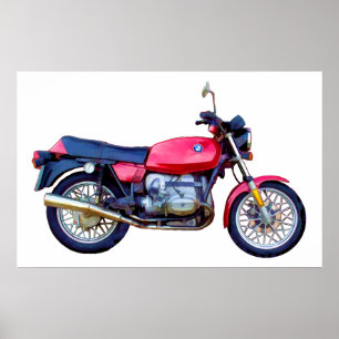 Póster Mike Garrett Motorcycle