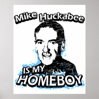 Póster Mike Huckabee es mi compañero de casa