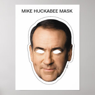 Póster Mike Huckabee Mask