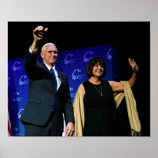 PÓSTER MIKE & KAREN PENCE (Frente)