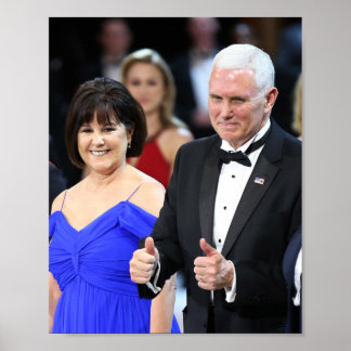 Póster Mike & Karen Pence Poster