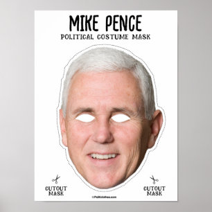 Póster Mike Pence Costume Mask