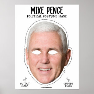 Póster Mike Pence Costume Mask