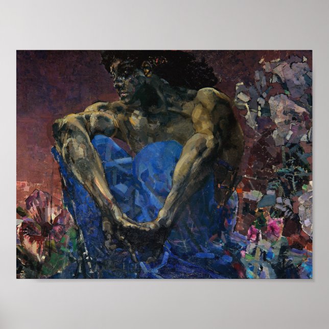 Póster Mikhail Vrubel - Demon (Frente)