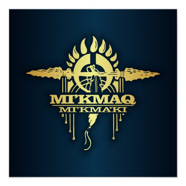 Póster Mi'kmaq (Micmac) 2 (Anverso)