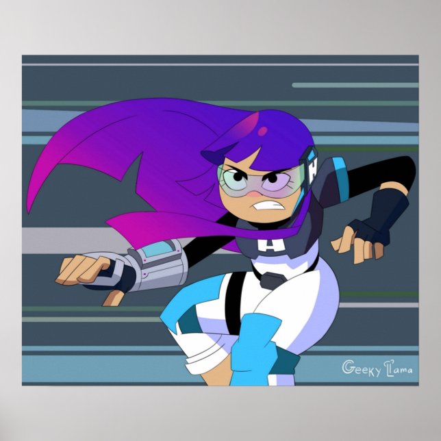 Póster Miko Kubota Glitch Techs (Frente)