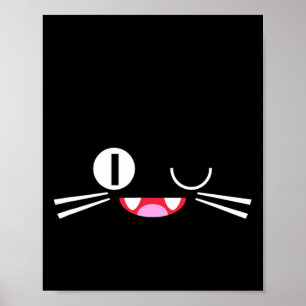 Póster Miko Kuta Neko Gato Cosplay Glitch Videojuego Tech