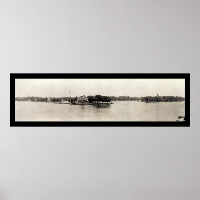 Póster Mil islas, Nueva York Foto 1909 (Frente)
