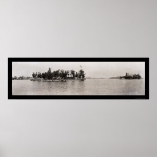 Póster Mil islas, Nueva York Foto 1909