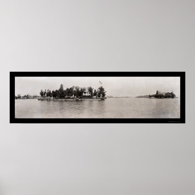 Póster Mil islas, Nueva York Foto 1909 (Frente)