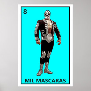 Póster Mil mascaras