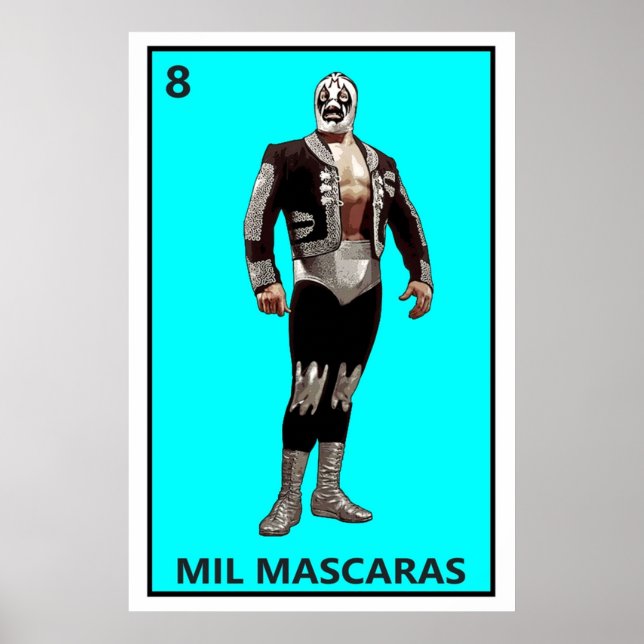 Póster Mil mascaras (Frente)