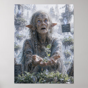 Póster Milagro / Granjero del cielo / Campos flotantes
