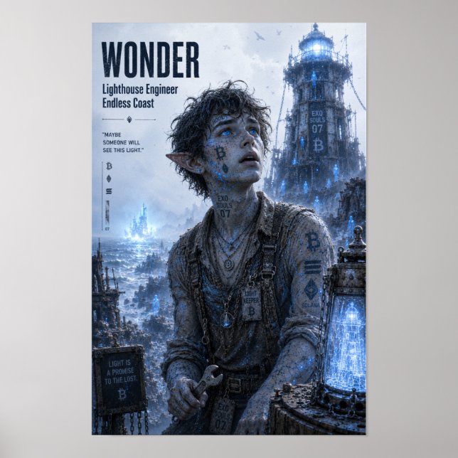 Póster Milagro / Ingeniero de faro / Costa interminable (Frente)