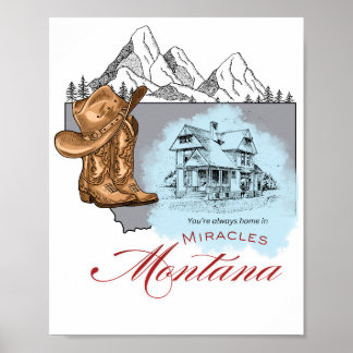 Póster Milagros, Montana