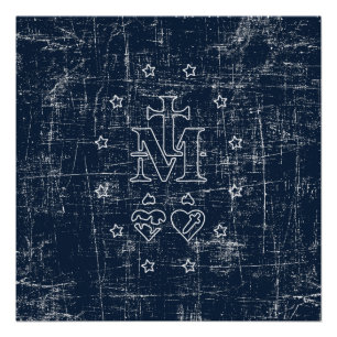 Poster milagroso de medallas