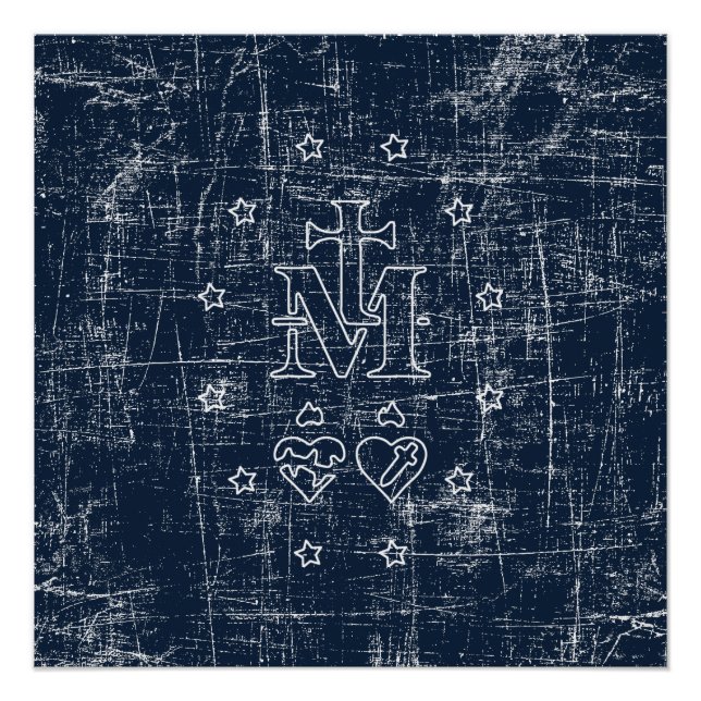 Poster milagroso de medallas (Anverso)