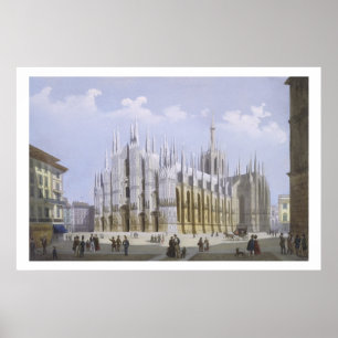 Póster Milan Cathedral from 'Views of Milan and its Envir