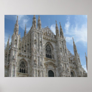 Póster Milán, poster de fotografía de Italia