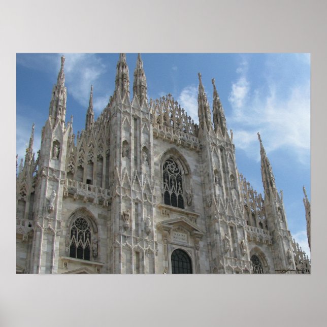 Póster Milán, poster de fotografía de Italia (Frente)