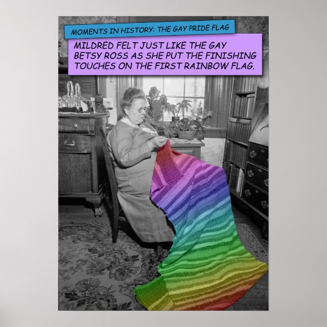 Póster Mildred, la chica gay Betsy Ross (Frente)