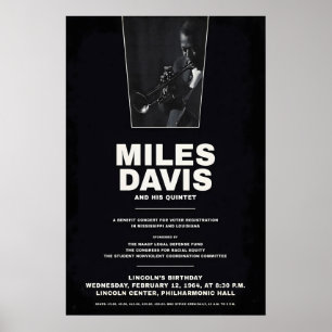 Póster Miles Davis - My Funny Valentine - Four & More