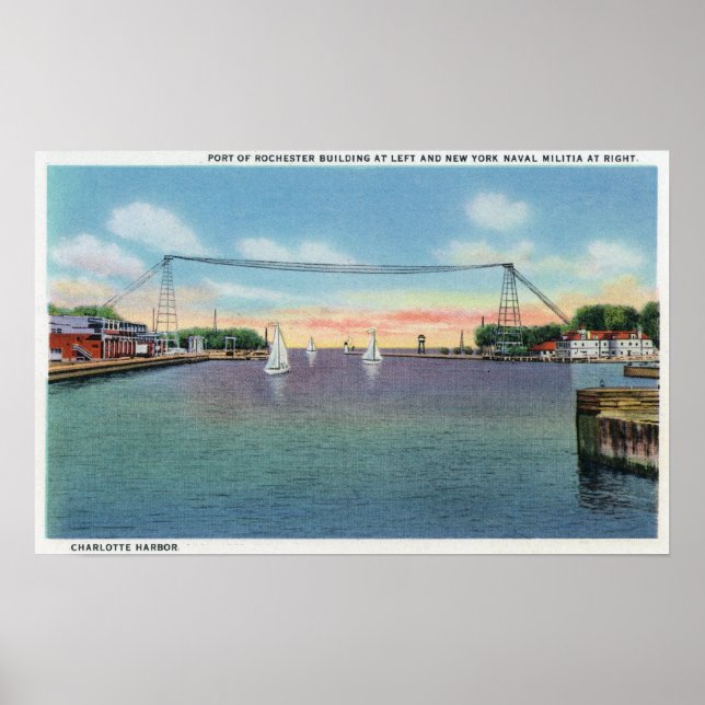 Póster Milicia naval del puerto de Rochester y del NY (Frente)