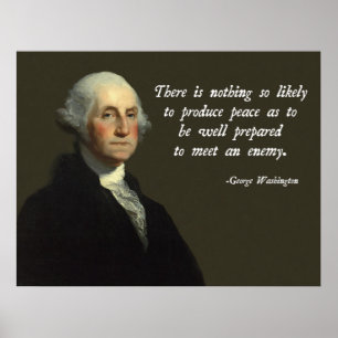 Póster Militares de George Washington