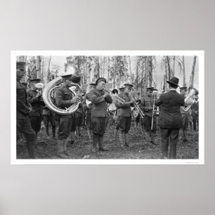 Póster Military Band Alaska 1920